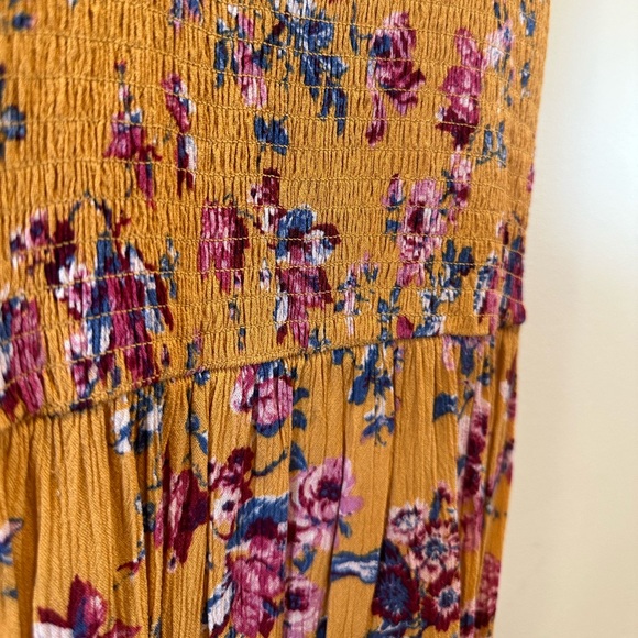 Strap Dress~ Smocked Top~ Pink Rose~ Great Condition! - Picture 1 of 7